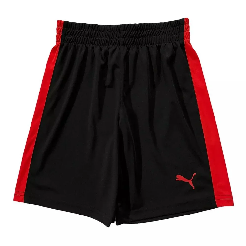 Puma Little Boys T-Shirt and Shorts Set Size‎ 6 Black/Red Sporty & Comfy Outfit - Picture 4 of 8